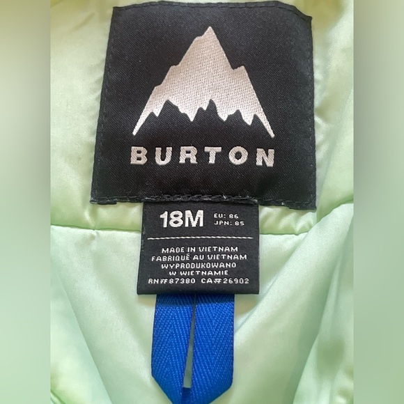 Burton Maven Toddlers Bib Pants Designed for the Snow Size 18 Months - Picture 4 of 13